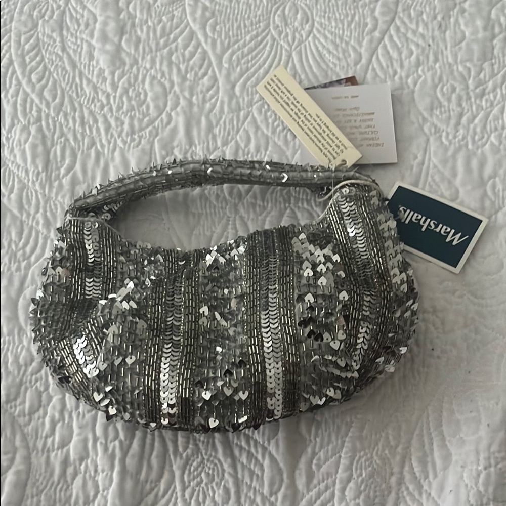Marshalls Silver Sequin Women's Bag